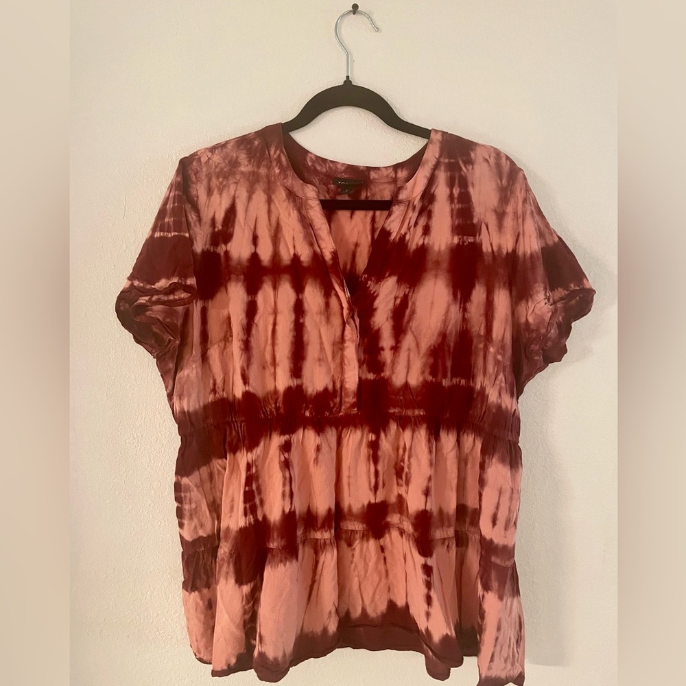 Torrid Tie-Dye Dolmain Blouse